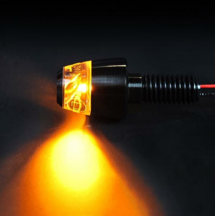 未使用保管 モトガジェット mo-Blaze Edge ウィンカー 左右 2個 モトガジェット mo.blaze disc ウインカー ブラック 右側 | バイク