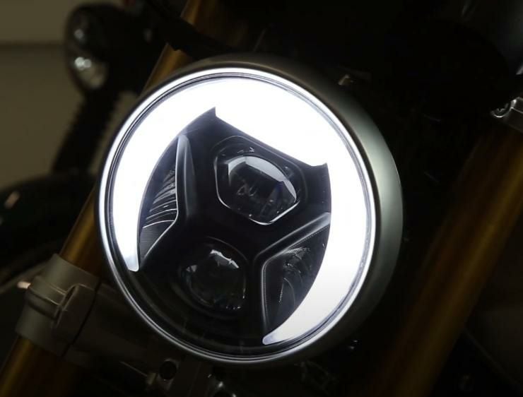 BMW R-nineT 2014-2020 アダプティブ LEDヘッドライト Eマーク付き クローム HighSider-02