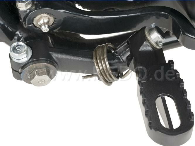 KEDO ケドー XT500 TT500 フットペグ ブラケット 右側 ブラック ヤマハ-01