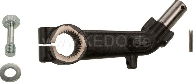 KEDO ケドー XT500 TT500 フットペグ ブラケット 右側 ブラック ヤマハ-02