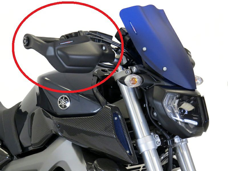 MT-09, FZ-09, 17-20 ハンドガード ヤマハ POWERBRONZE | バイク MT-09, FZ-09, 17-20 ハンドガード ヤマハ POWERBRONZE | バイク