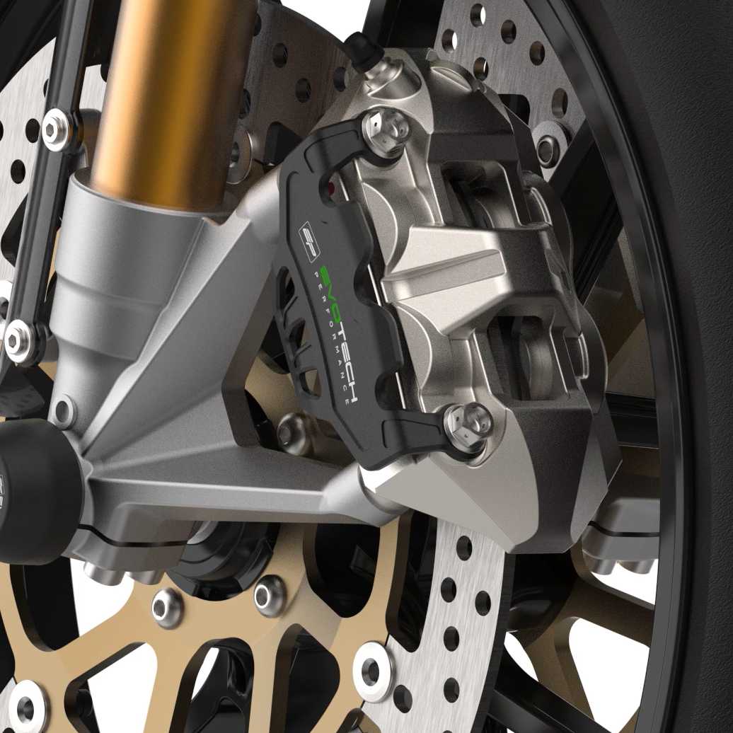 Aprilia/Ducati/Honda/Triumph/MVアグスタ用フロントブレーキキャリパーガード Evotech Performance_1