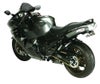 ZZR1400/ZX-14R ブラック/シルバーメッシュ リアフェンダー チェーンカバー  HUGGER カワサキ POWERBRONZE_2