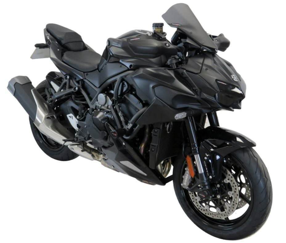 Z H2 アンダーカウル チンスポイラー ブラック/シルバーメッシュ