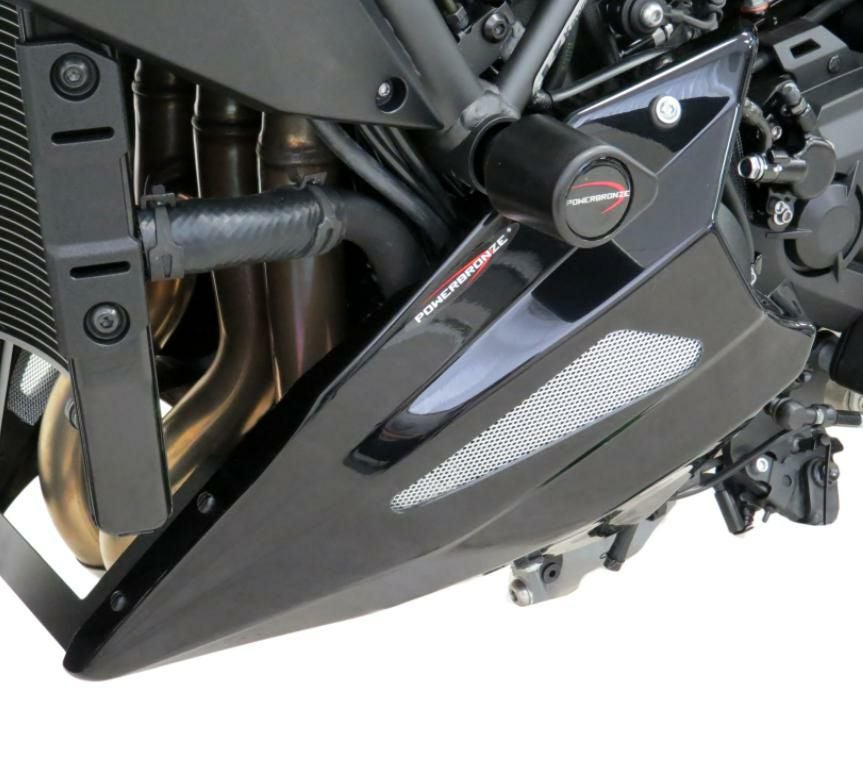 Z H2 アンダーカウル チンスポイラー マットブラック/シルバーメッシュ