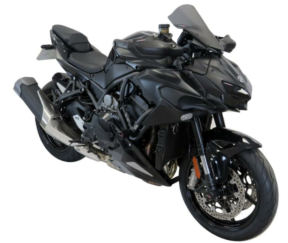 Z H2 アンダーカウル チンスポイラー マットブラック/シルバーメッシュ