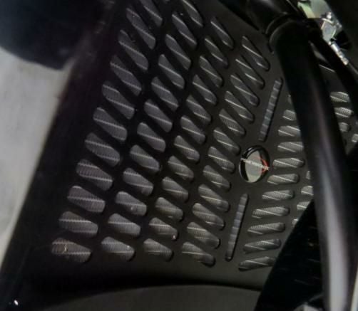 ハヤブサ GSX1300R 22- ラジエーターガード ブラック スズキ POWERBRONZE_1