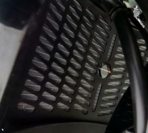 ハヤブサ GSX1300R 22- ラジエーターガード マットブラック スズキ POWERBRONZE_1