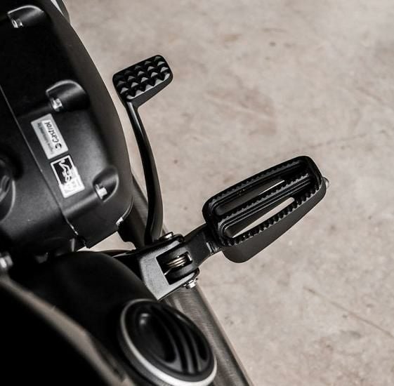 Motone トライアンフ ボバー スピードマスター フットペグ ステップ ブラック_1