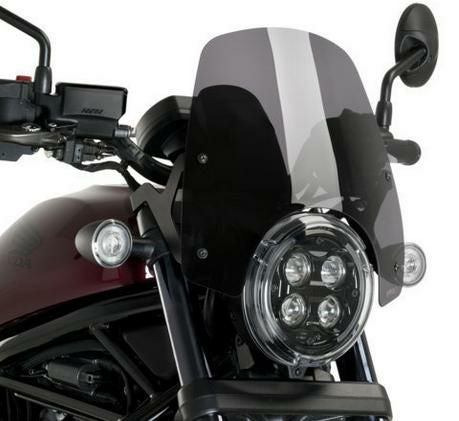 レブル1100 21- ツーリング スクリーン ブラック MRA | バイクカスタム