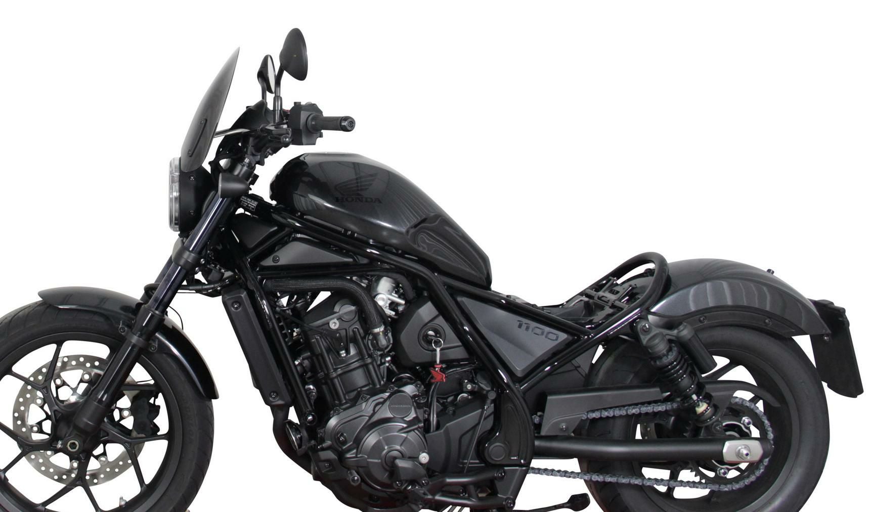 レブル1100 21- ツーリング スクリーン ブラック MRA | バイクカスタム