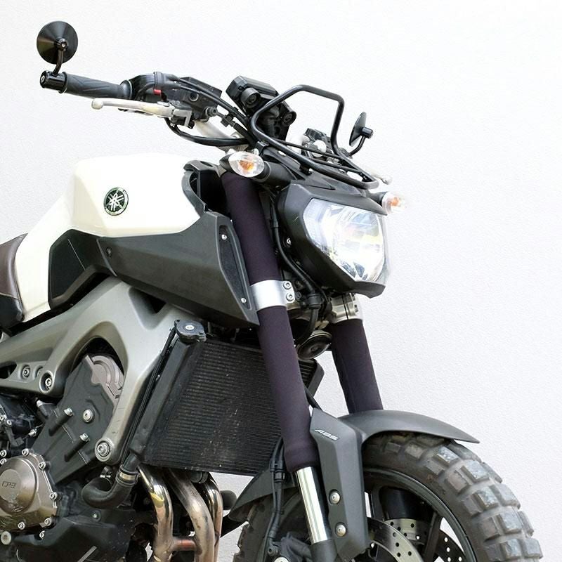 YAMAHA MT-09、XSR900 ネオプレン フロントフォークプロテクター UNIT
