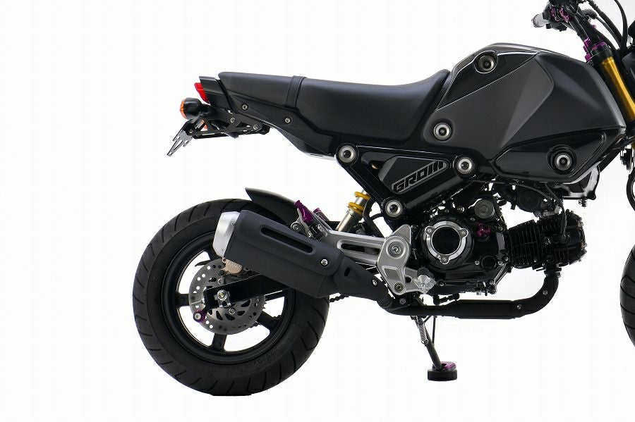 GROM グロム 21- ショートリアフェンダー ブラック H2C ホンダ