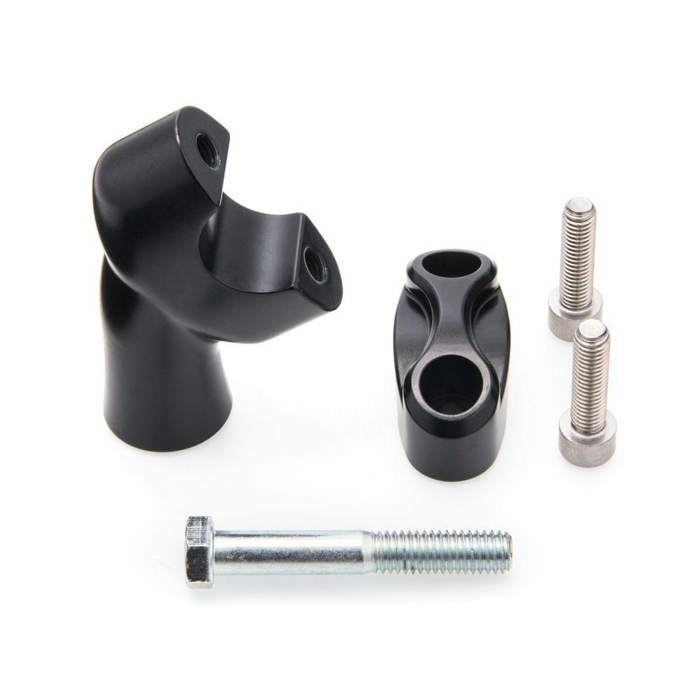 Motone トライアンフ　ハンドルライザー　ブラック Motone ストリートツイン等 ハンドル ライザーキット 22mm（7/8インチ
