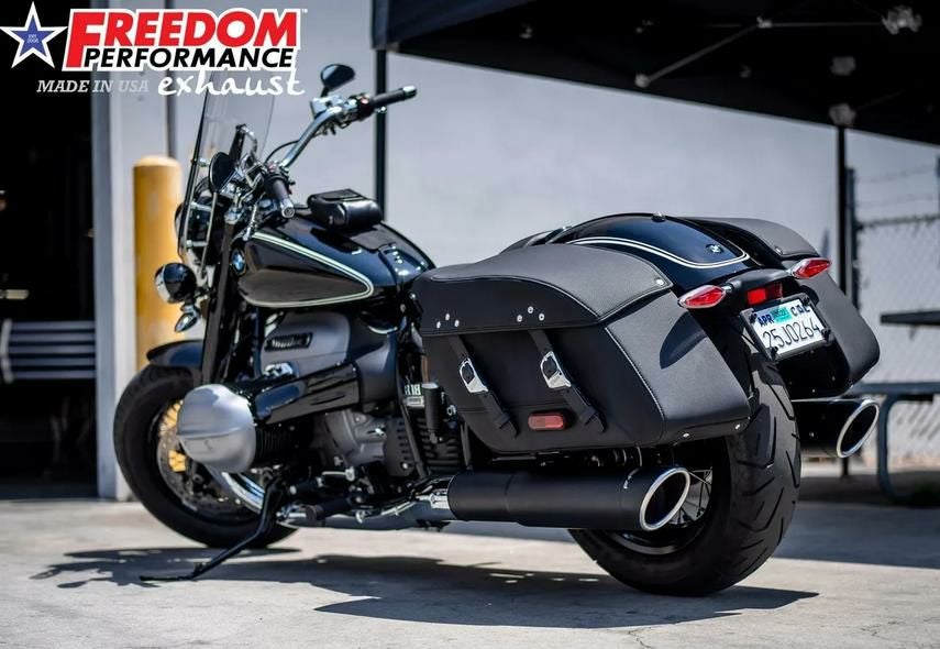 BMW R18 クラシック スリップオン マフラー 2021- 4.5インチ ブラック フリーダムパフォーマンス_3