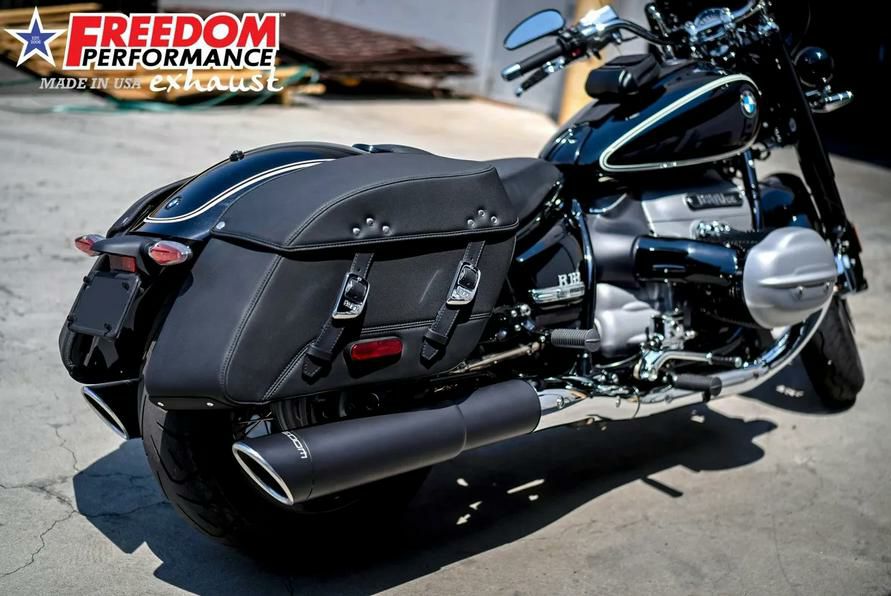BMW R18 クラシック スリップオン マフラー 2021- 4.5インチ ブラック フリーダムパフォーマンス_4