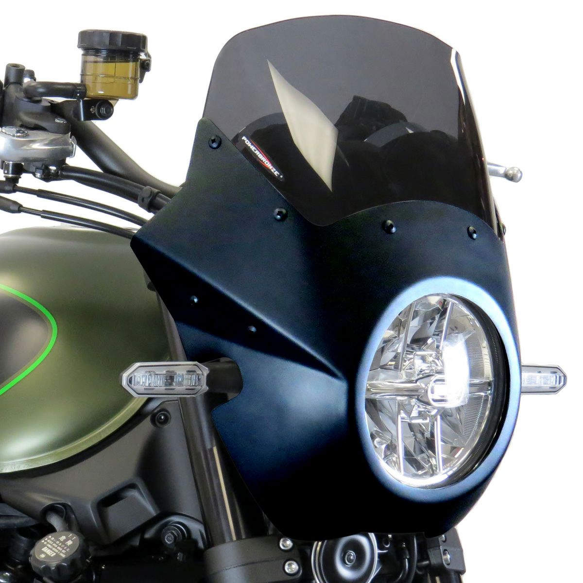 カワサキz900rs フロントカウル Kawasaki Z900RS LANCER フロントカウル フェアリング ブラック