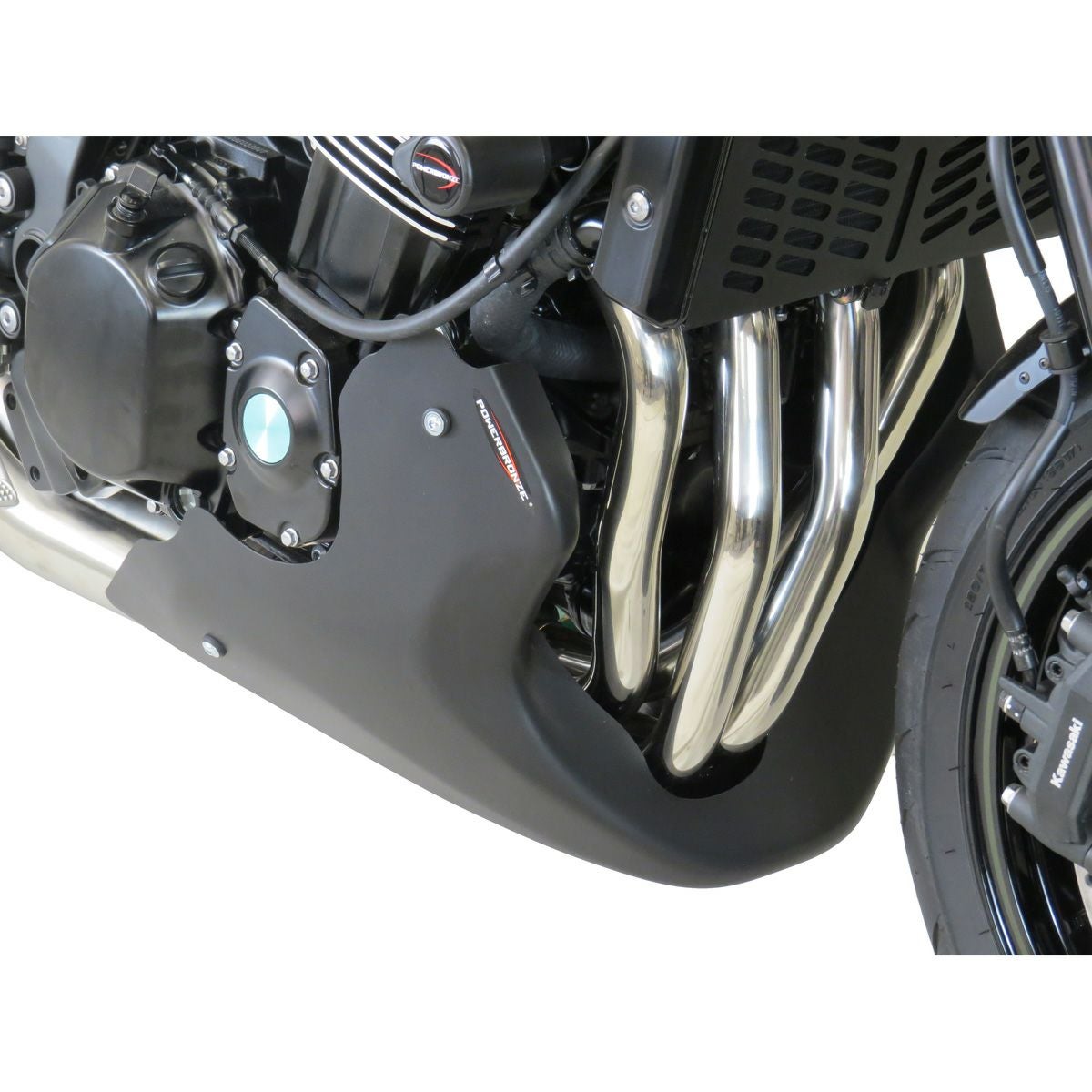 Kawasaki Z900RS BELLY PAN チンスポイラー ブラック POWERBRONZE