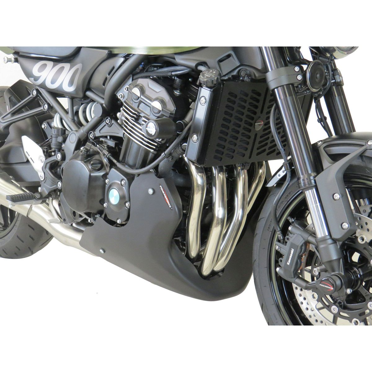 Kawasaki Z900RS BELLY PAN チンスポイラー ブラック POWERBRONZE
