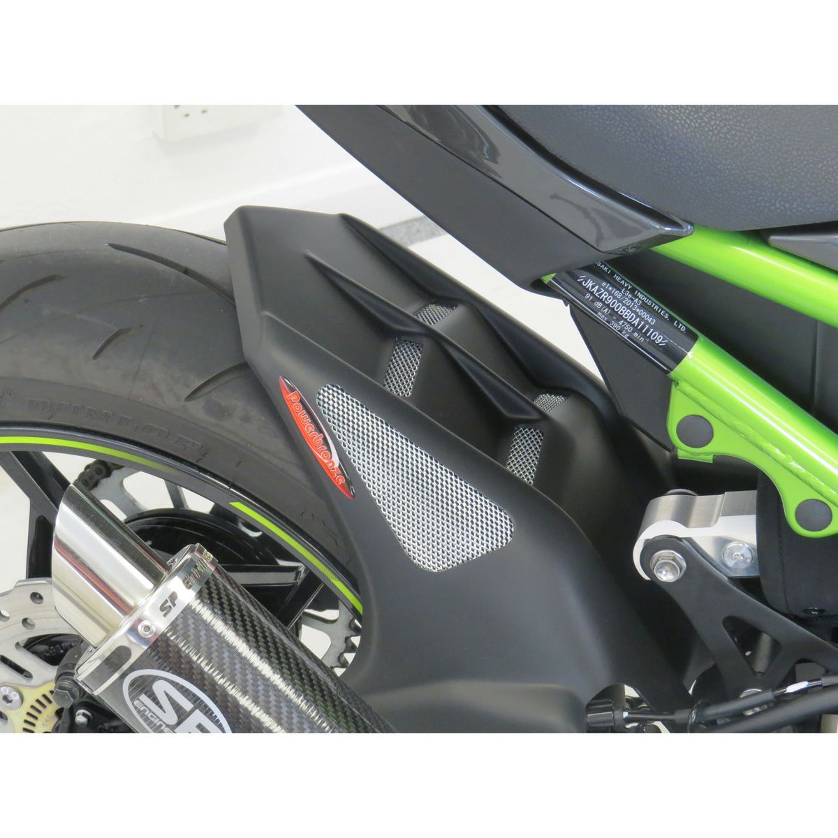 Kawasaki Z900RS HUGGER リアフェンダー カーボンルック POWERBRONZE