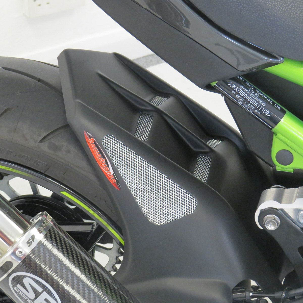 Kawasaki Z900RS HUGGER リアフェンダー マットブラック POWERBRONZE_1