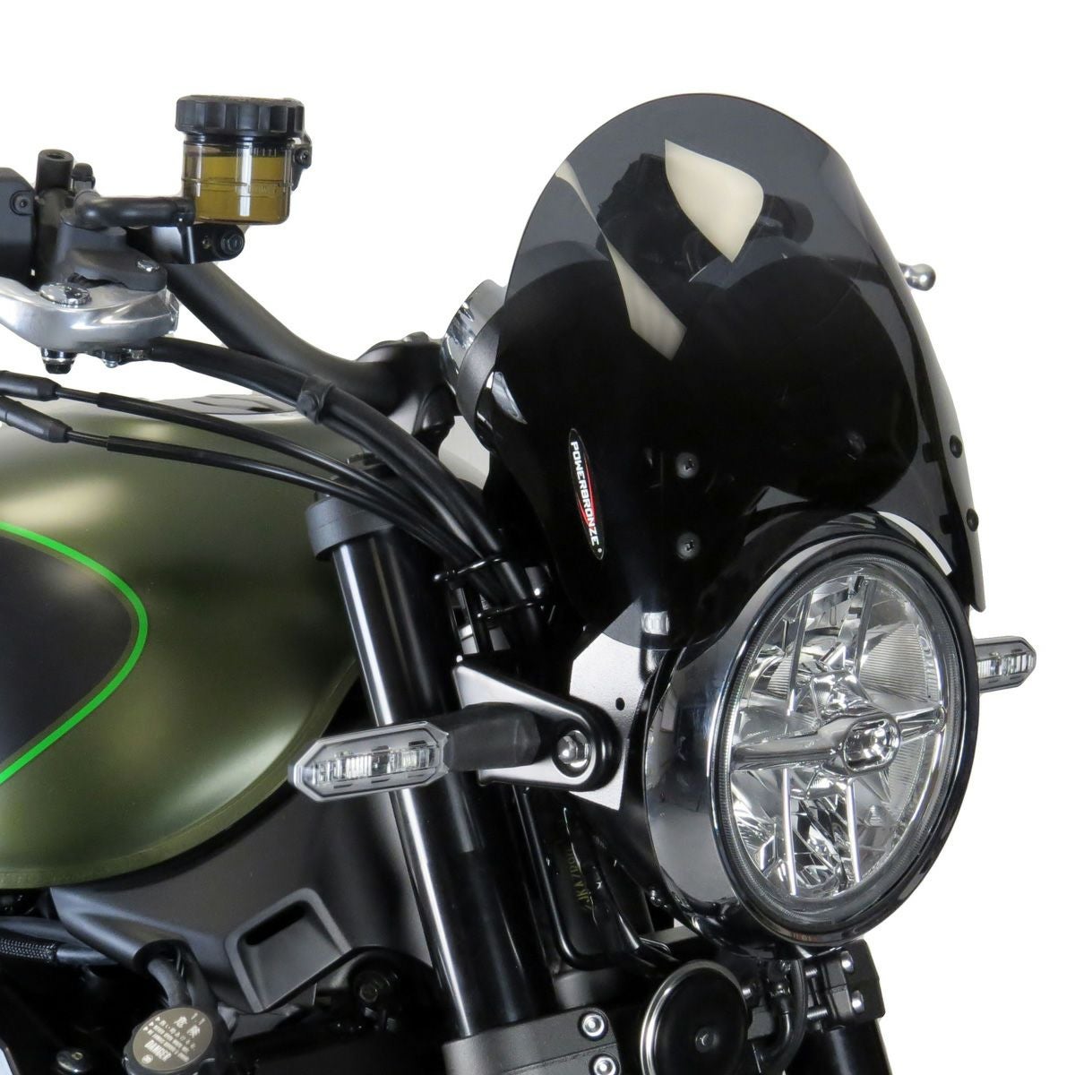 Kawasaki Z900RS ヘッドライトスクリーン(225mm) ダークティント