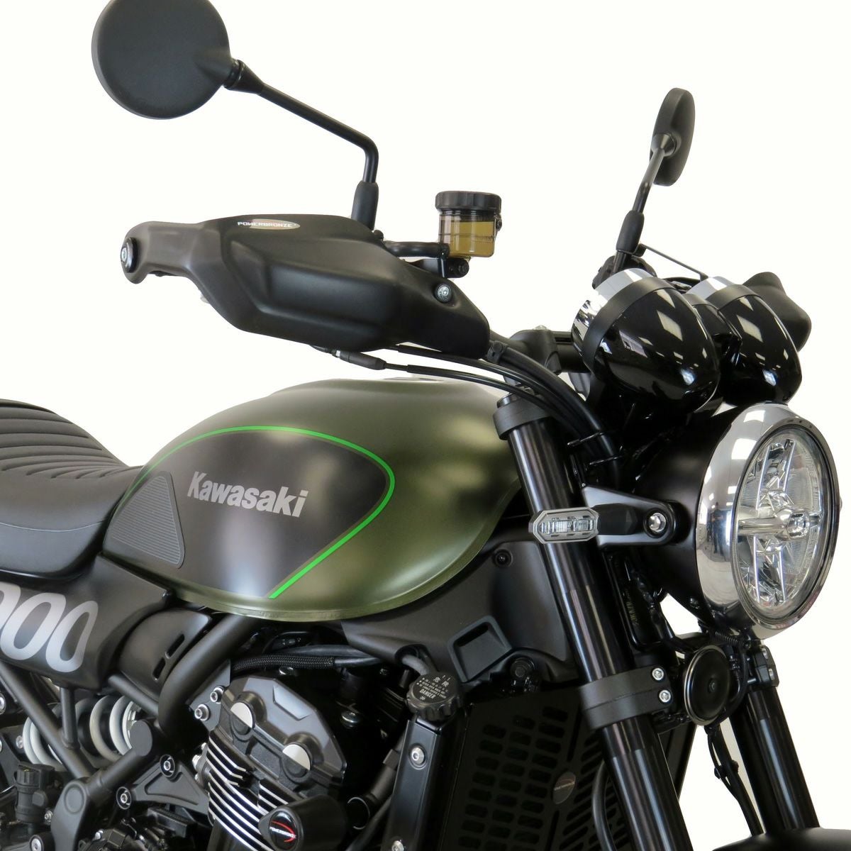 Kawasaki Z900RS ハンドガード マットブラック POWERBRONZE | バイク