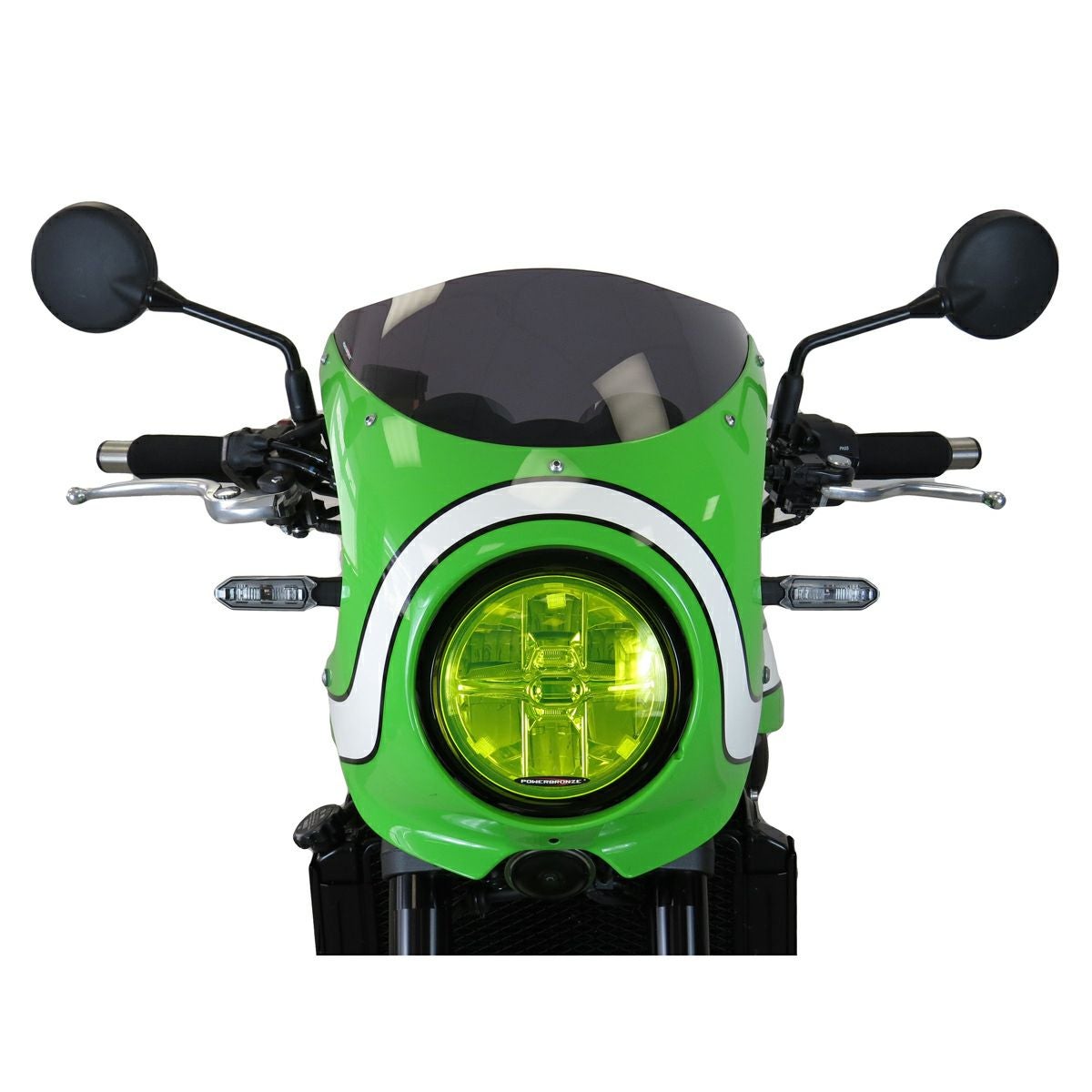 Kawasaki Z900RS ヘッドライトプロテクター イエロー POWERBRONZE