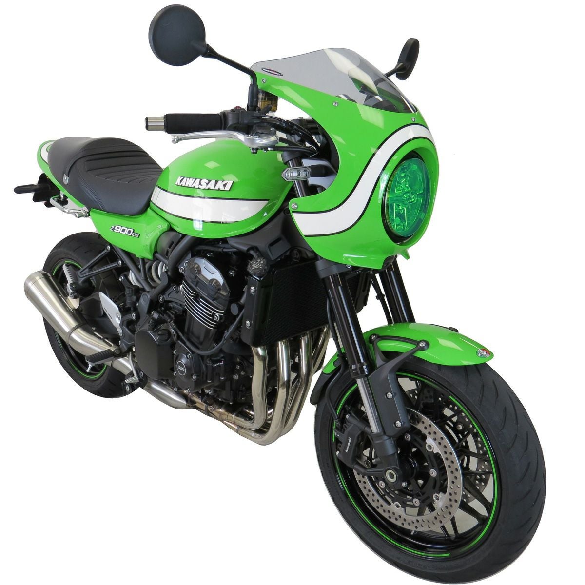 Kawasaki Z900RS ヘッドライトプロテクター ライムグリーン