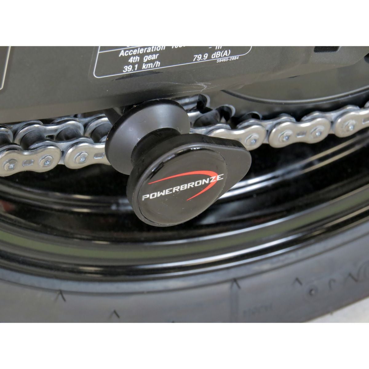 Kawasaki Z900RS スイングアームプロテクター ブラック POWERBRONZE_2