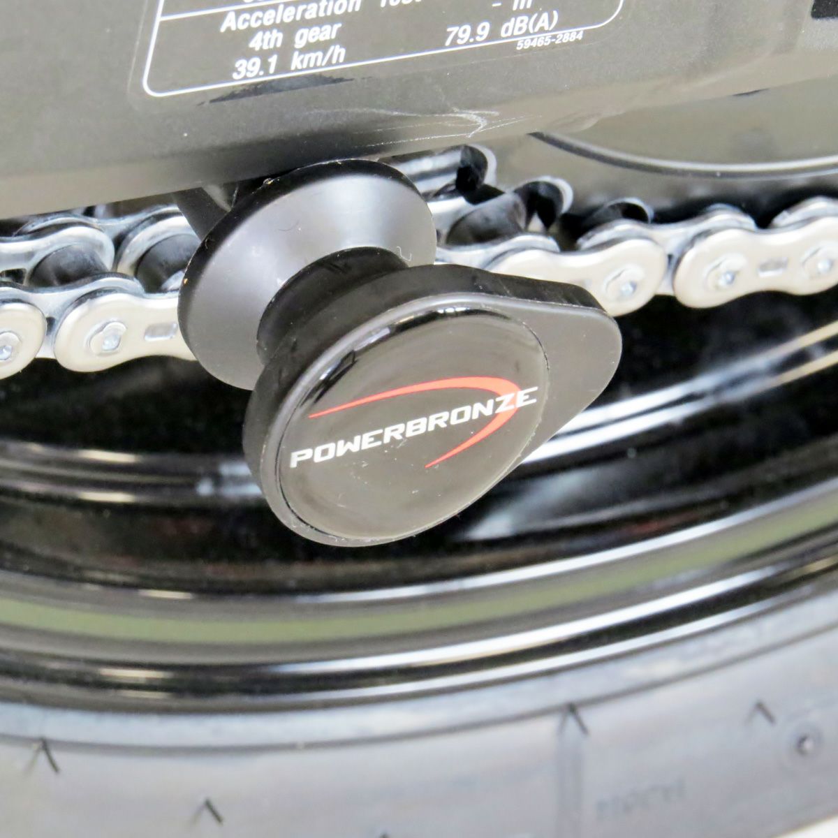 Kawasaki Z900RS スイングアームプロテクター ガンメタル POWERBRONZE_1