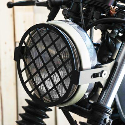 C-RACER 汎用ヘッドライトカバーグリルNO1 7～8インチヘッドライト用