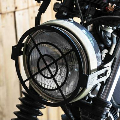 C-RACER 汎用ヘッドライトカバーグリルNO3 7～8インチヘッドライト用