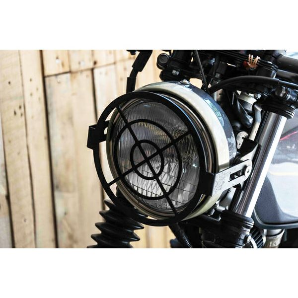 C-RACER 汎用ヘッドライトカバーグリルNO3 7～8インチヘッドライト用