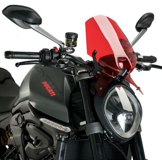 Ducati モンスター937 スクリーン スポーツ レッド プーチ | バイク