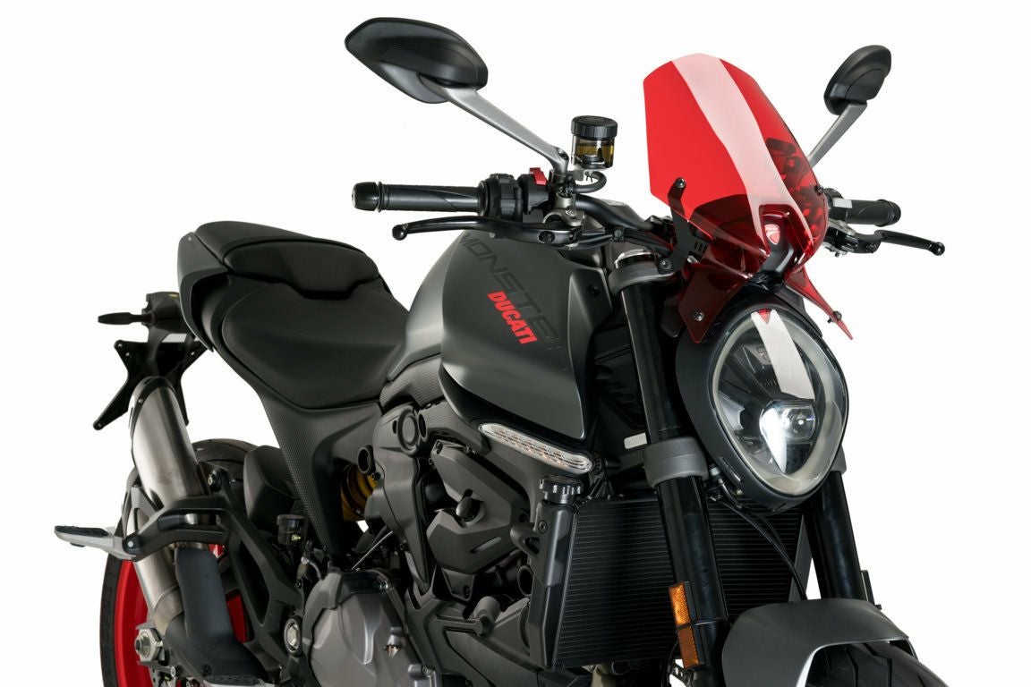 Ducati モンスター937 スクリーン スポーツ レッド プーチ | バイク