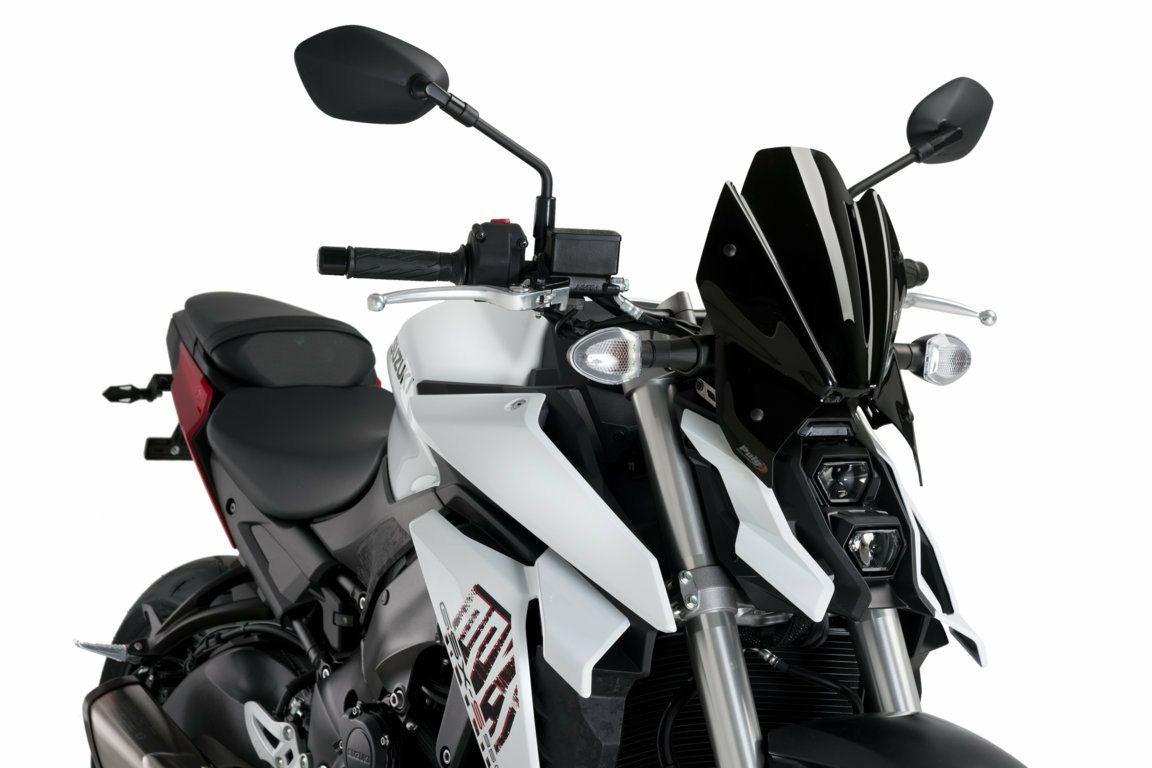 GSX-S1000 2021- スクリーン ウインドシールド ブラック スポーツ