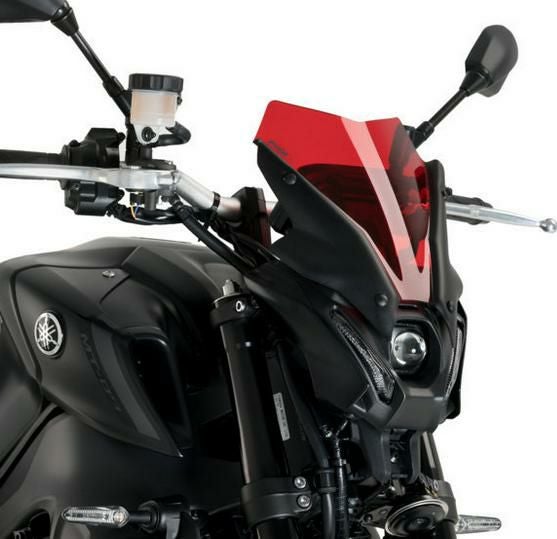 MT-09 2021- スクリーン ウインドシールド スポーツ レッド プーチ