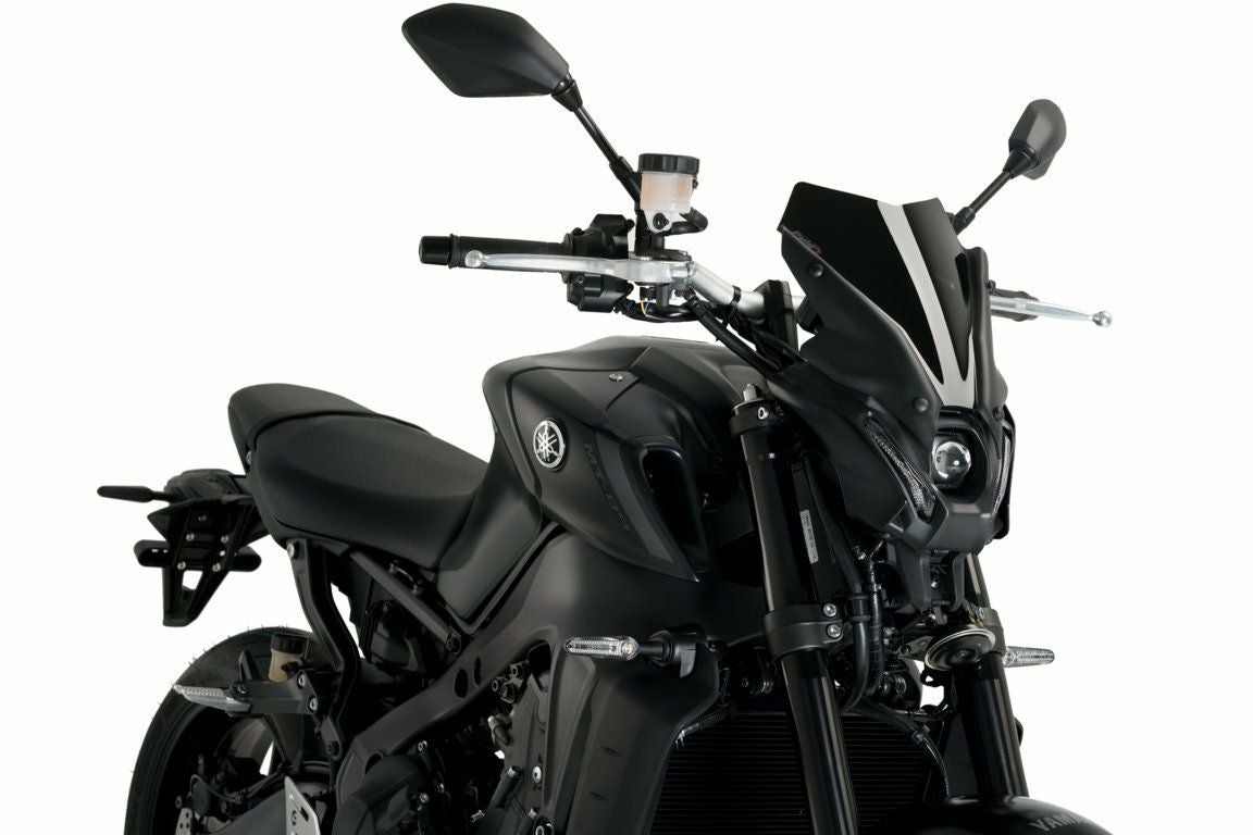 MT-09 2021- スクリーン ウインドシールド スポーツ ブラック プーチ