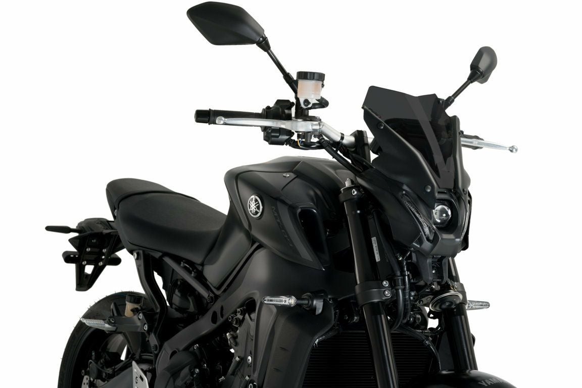 MT-09 2021- スクリーン ウインドシールド スポーツ ダークスモーク