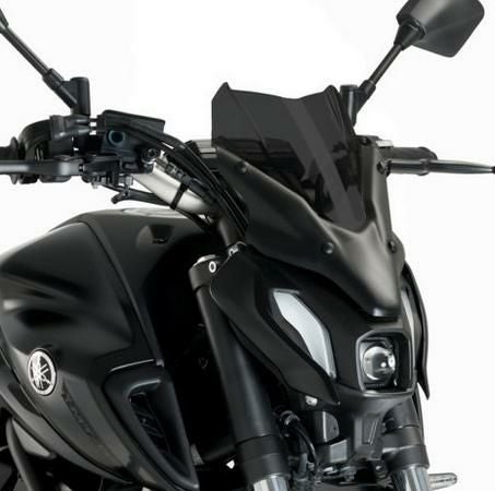 MT-07 2021- スクリーン ウインドシールド スポーツ ダークスモーク