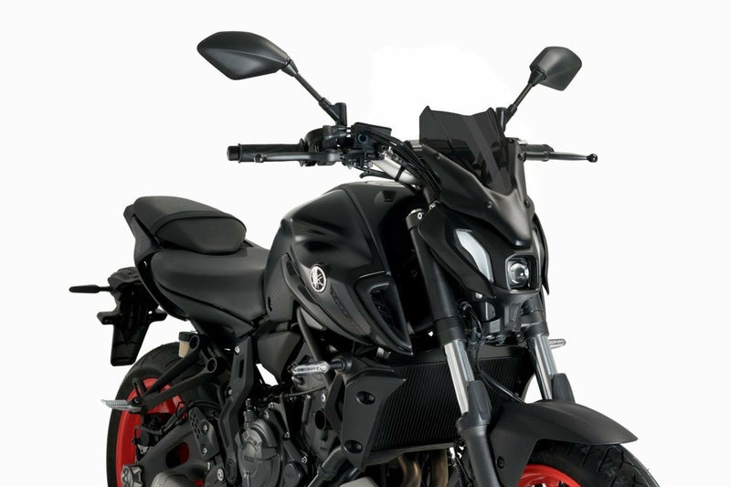 MT-07 2021- スクリーン ウインドシールド スポーツ ダークスモーク 