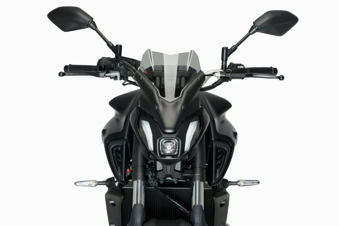 MT-07 2021- スクリーン ウインドシールド スポーツ ダークスモーク