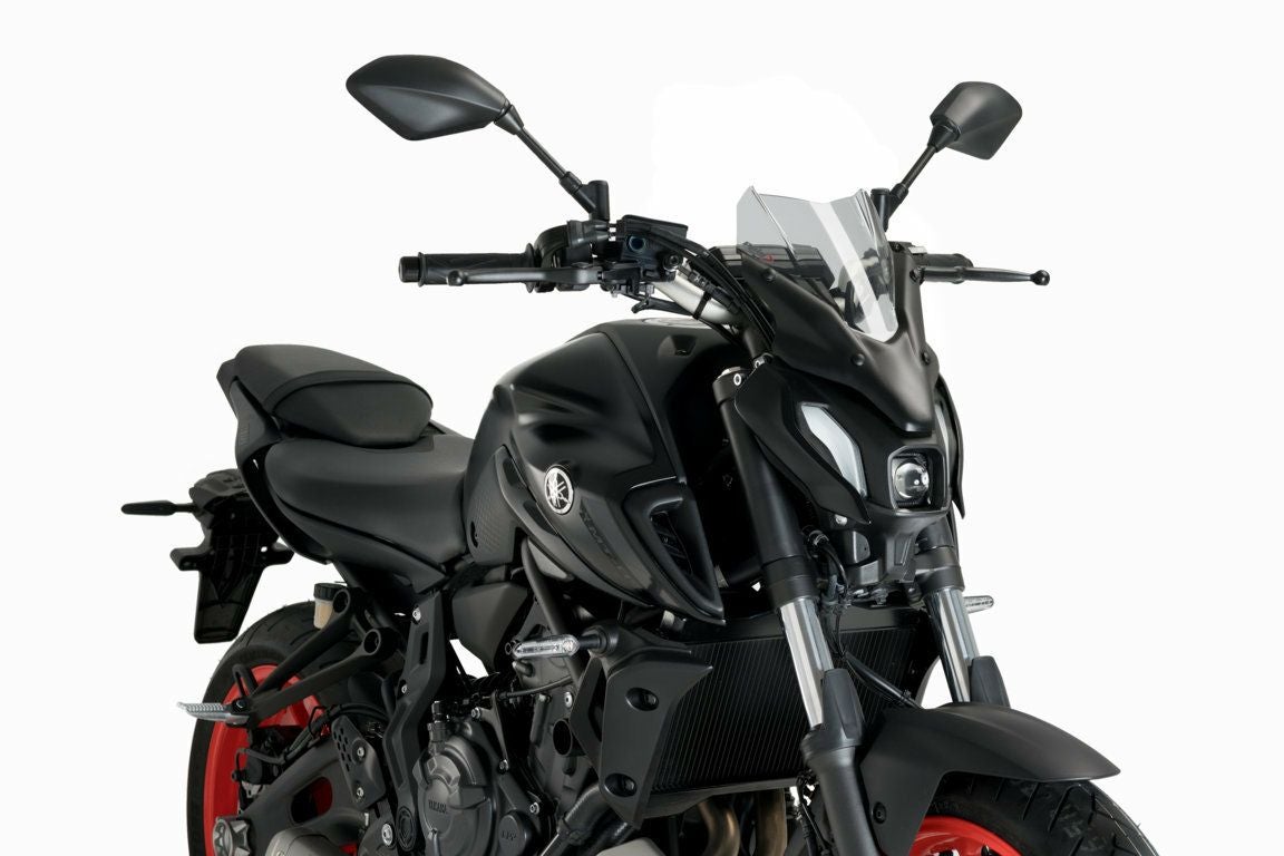 MT-07 2021- スクリーン ウインドシールド スポーツ スモーク プーチ