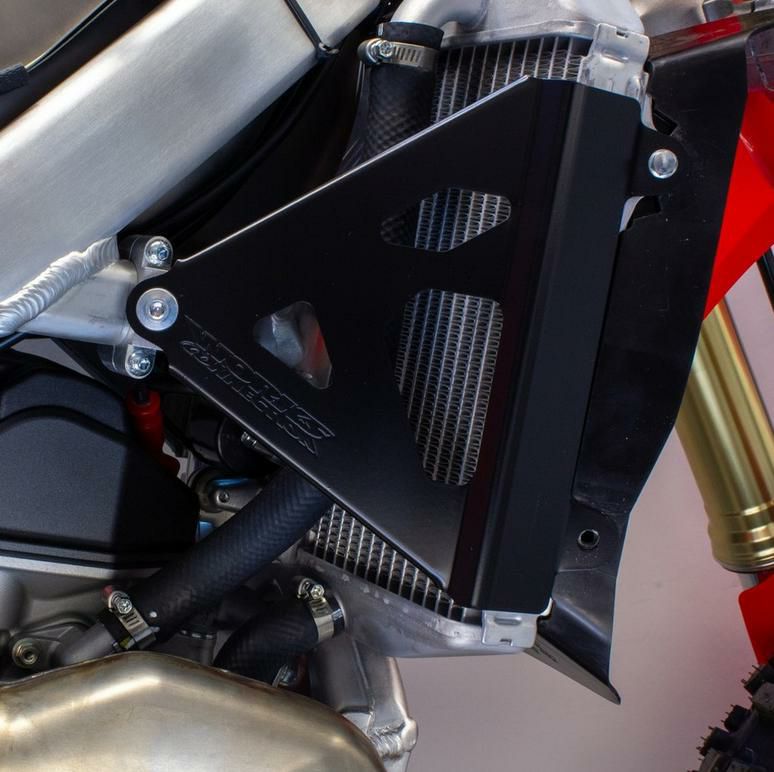 CRF250R CRF450R ラジエーター ブレース ブラック ワークス