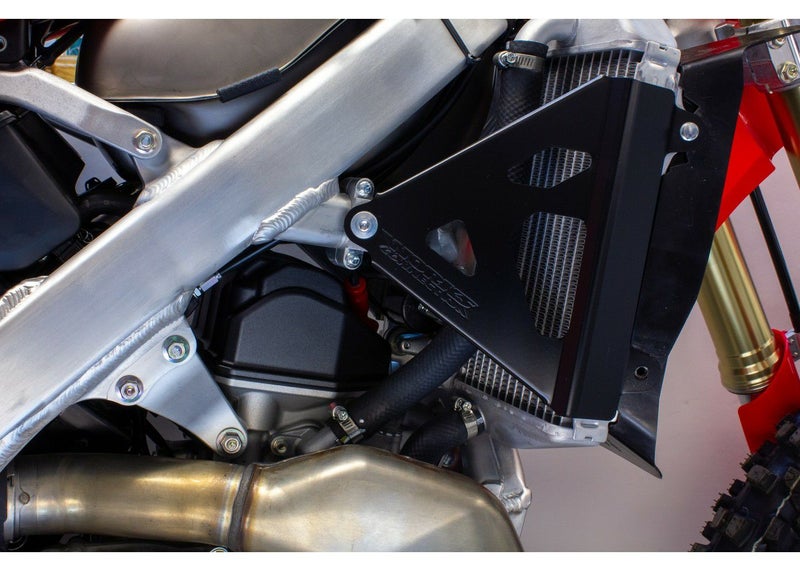 CRF250R CRF450R ラジエーター ブレース ブラック ワークス 
