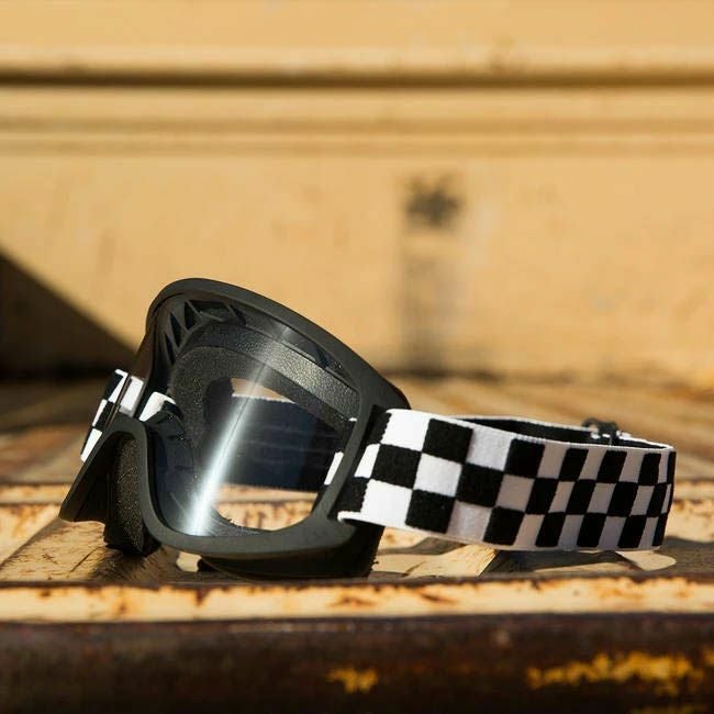BILTWELL(ビルトウエル) Moto 2.0 Goggles チェッカーズ ブラック