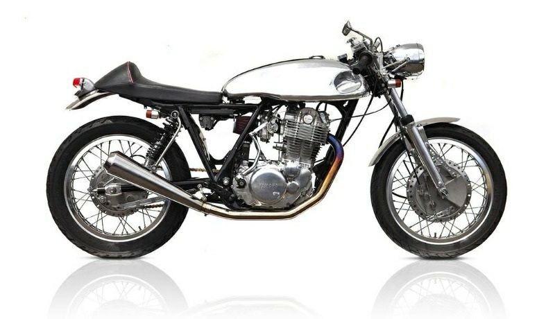 SR400FI アルミ フューエルタンク ポリッシュ オメガレーサー Mugello
