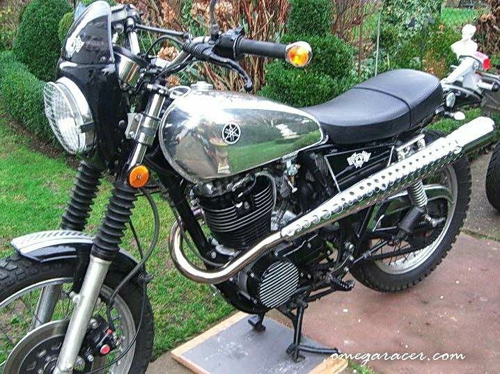 SR400/500 アルミ フューエルタンク ポリッシュ The Original オメガ