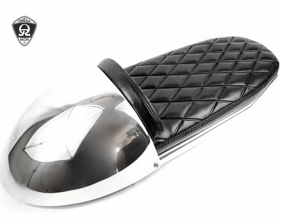 トライアンフ　ベンチシート　オメガレーサー ボンネビル T100, Thruxton スラクストン 空冷 Pandora シート オメガ